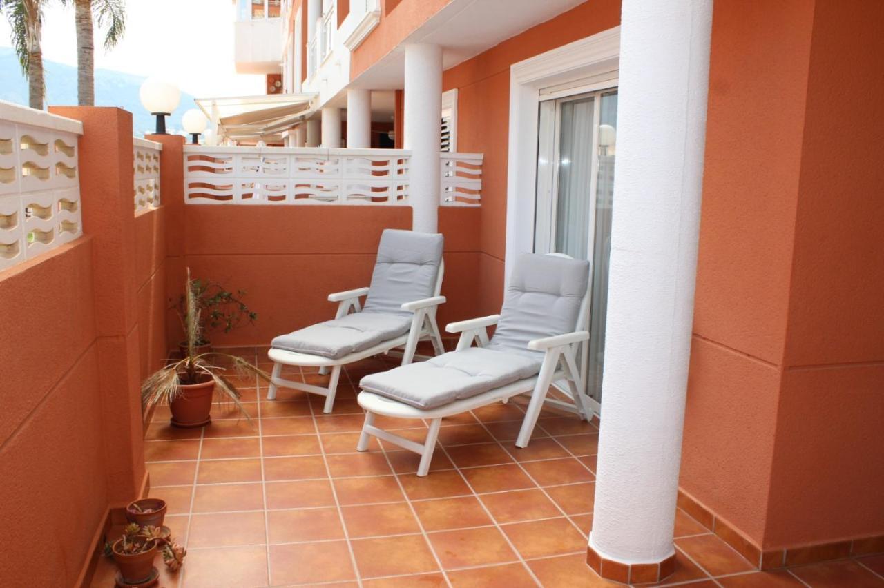 Apto. Con Gran Terraza Y Acceso Directo A Piscina. デニア エクステリア 写真